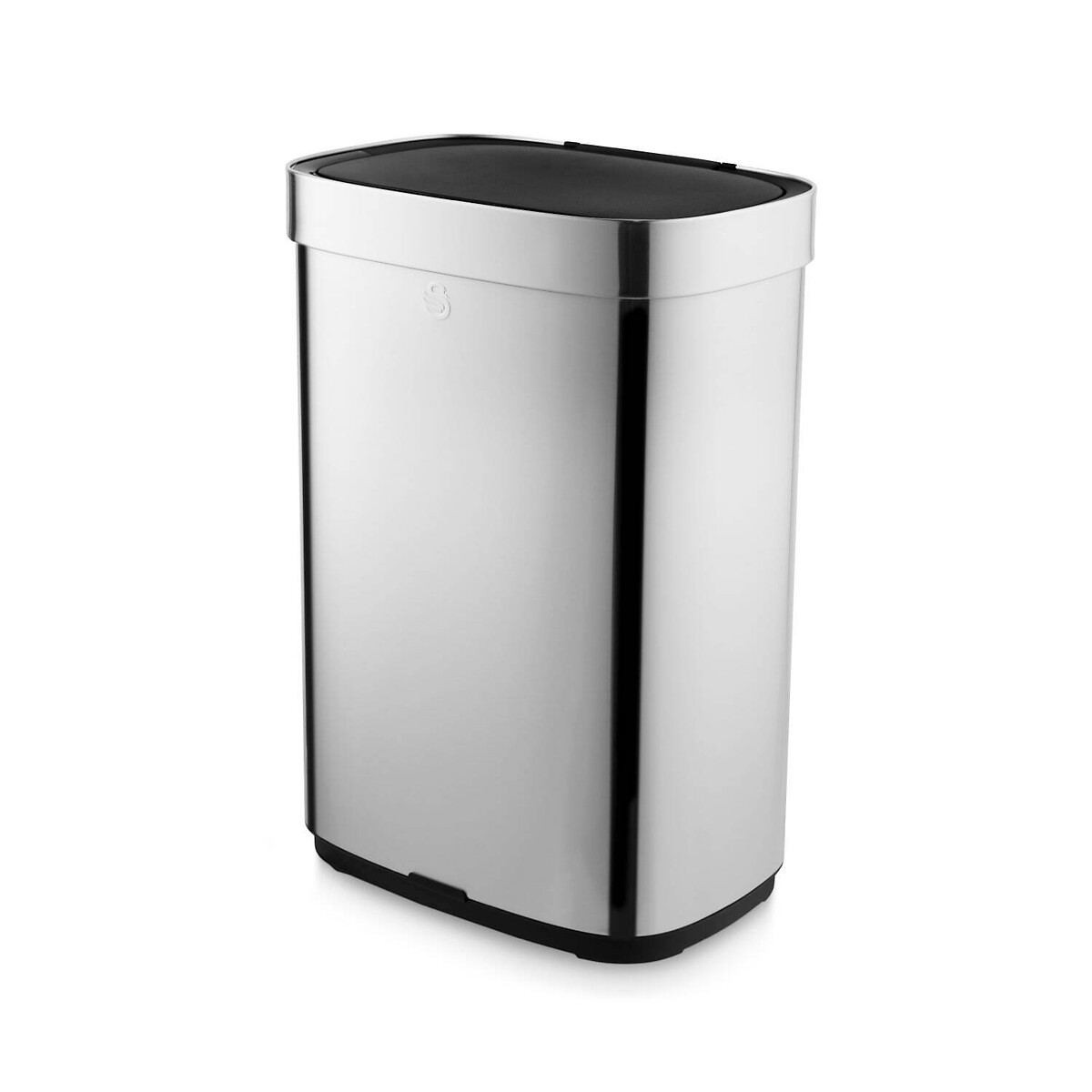 65L Rectangular Sensor Bin silver-coloured, SWAN