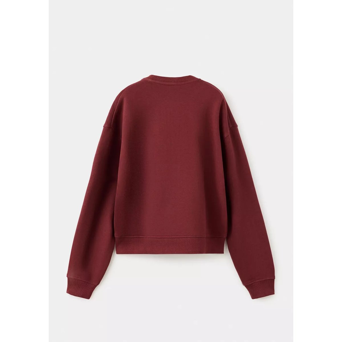 Sweat-shirt coton imprimé grenat, MANGO KIDS