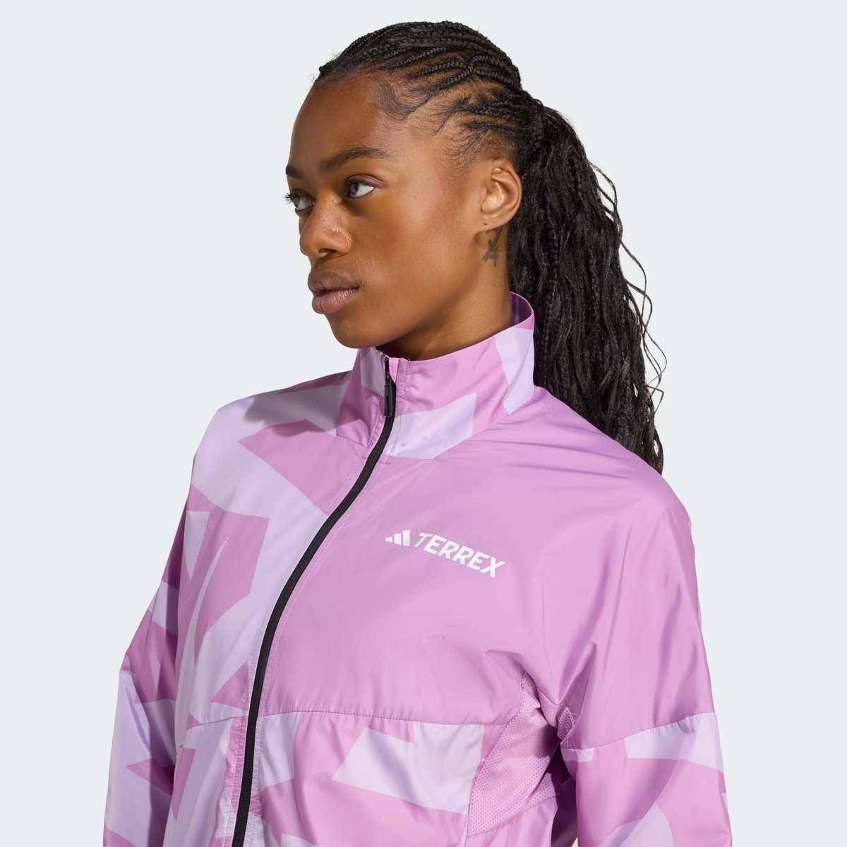 Coupe-Vent Imprimé Terrex Multi Coupe-Vent Imprimé Terrex Multi preloved purple / powder plum, adidas Performance