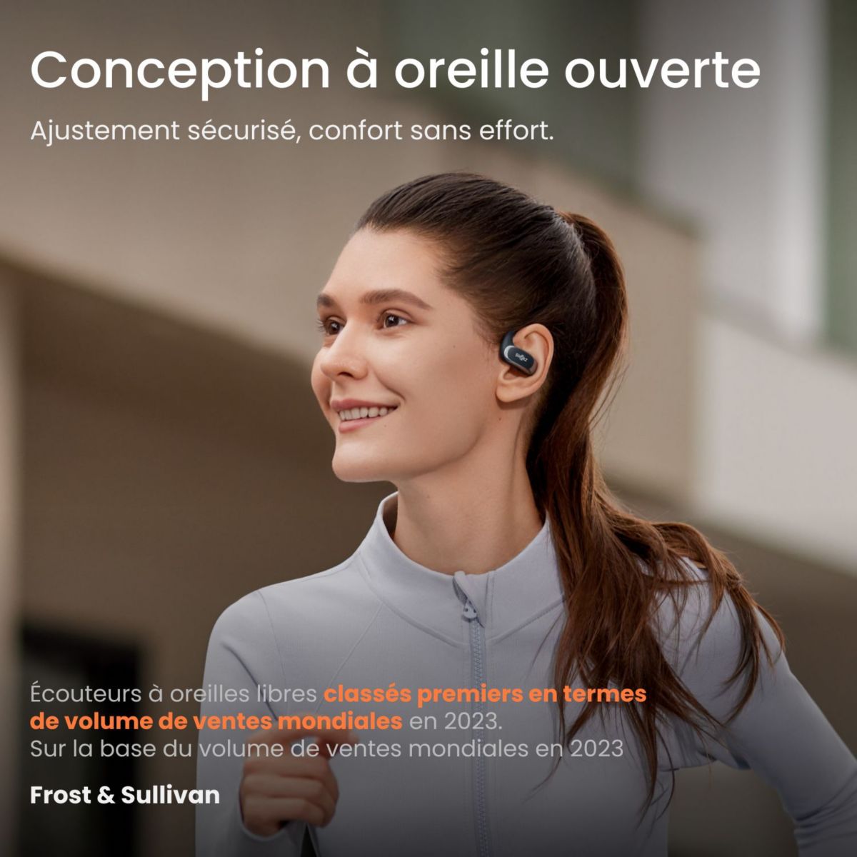 Ecouteurs OpenFit Air Noir noir, SHOKZ