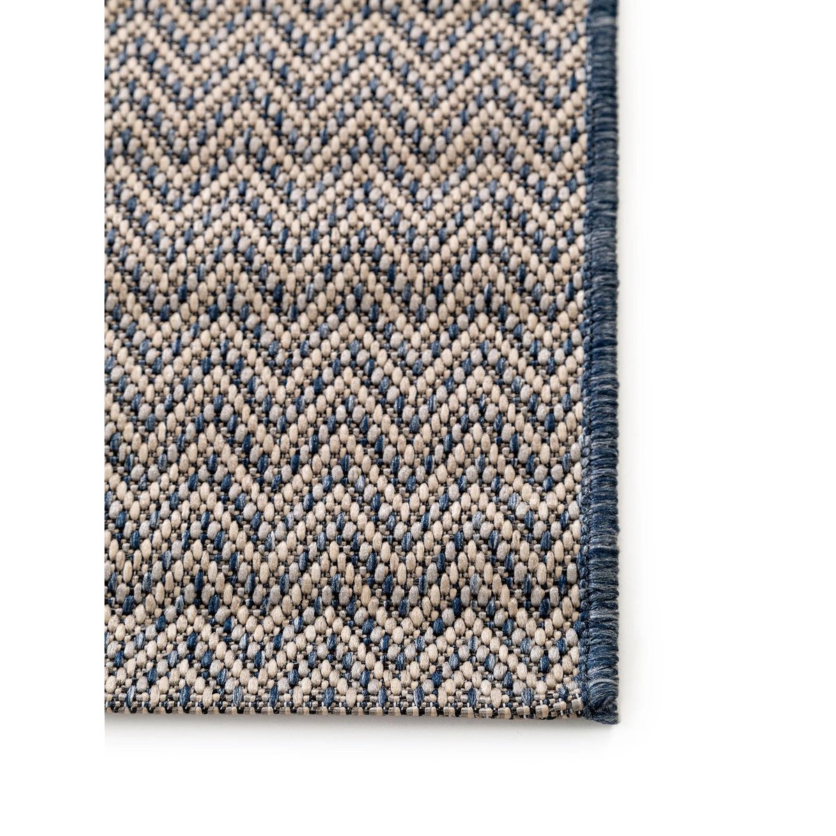 Tapis d'extérieur & intérieur RIVER beige/bleu, BENUTA