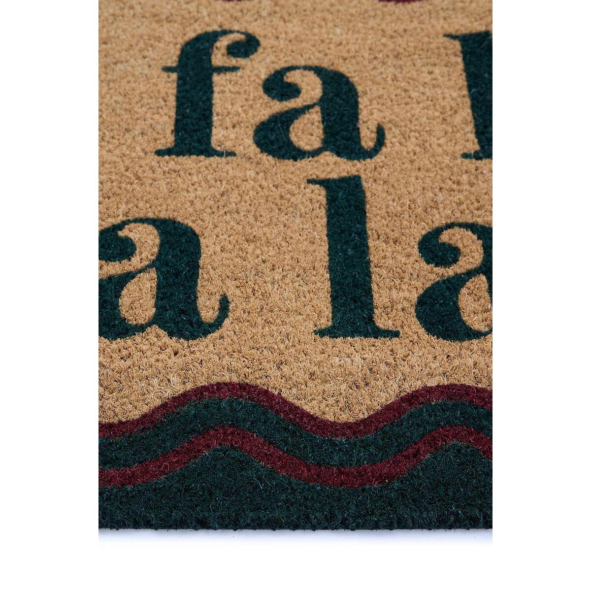Christmas Fa La La La La Coir Doormat multi-coloured, MY MAT