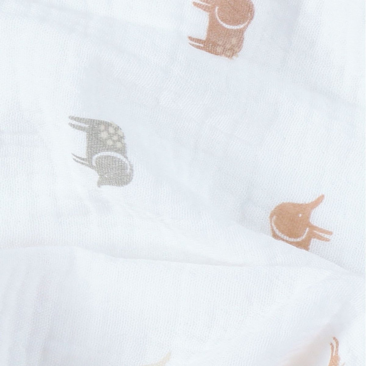 Lot de 3 langes blanc, marron, NOUKIE'S