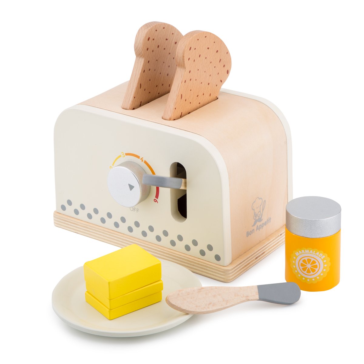 Grille-pain beige, NEW CLASSIC TOYS