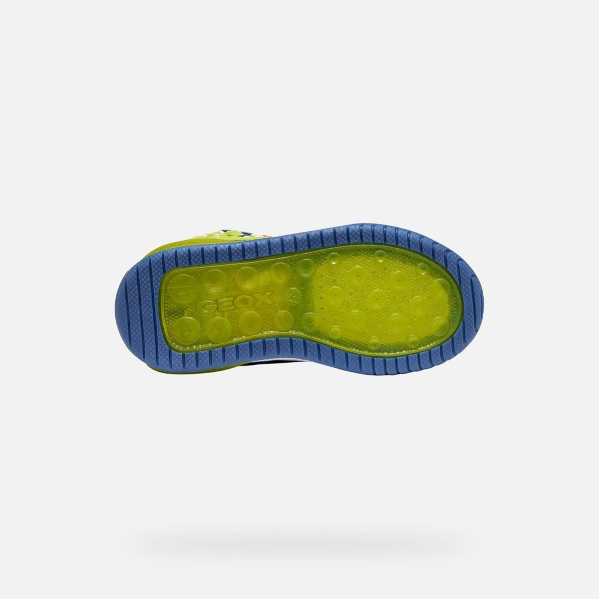 Baskets À Led J INEK bleu roi/citron vert, GEOX