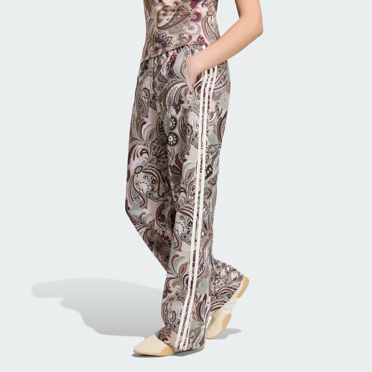 Pantalon De Survêtement Satin Adidas Liberty London Firebird Pantalon De Survêtement Satin Adidas Liberty London Firebird multicolor / khaki three, adidas Originals