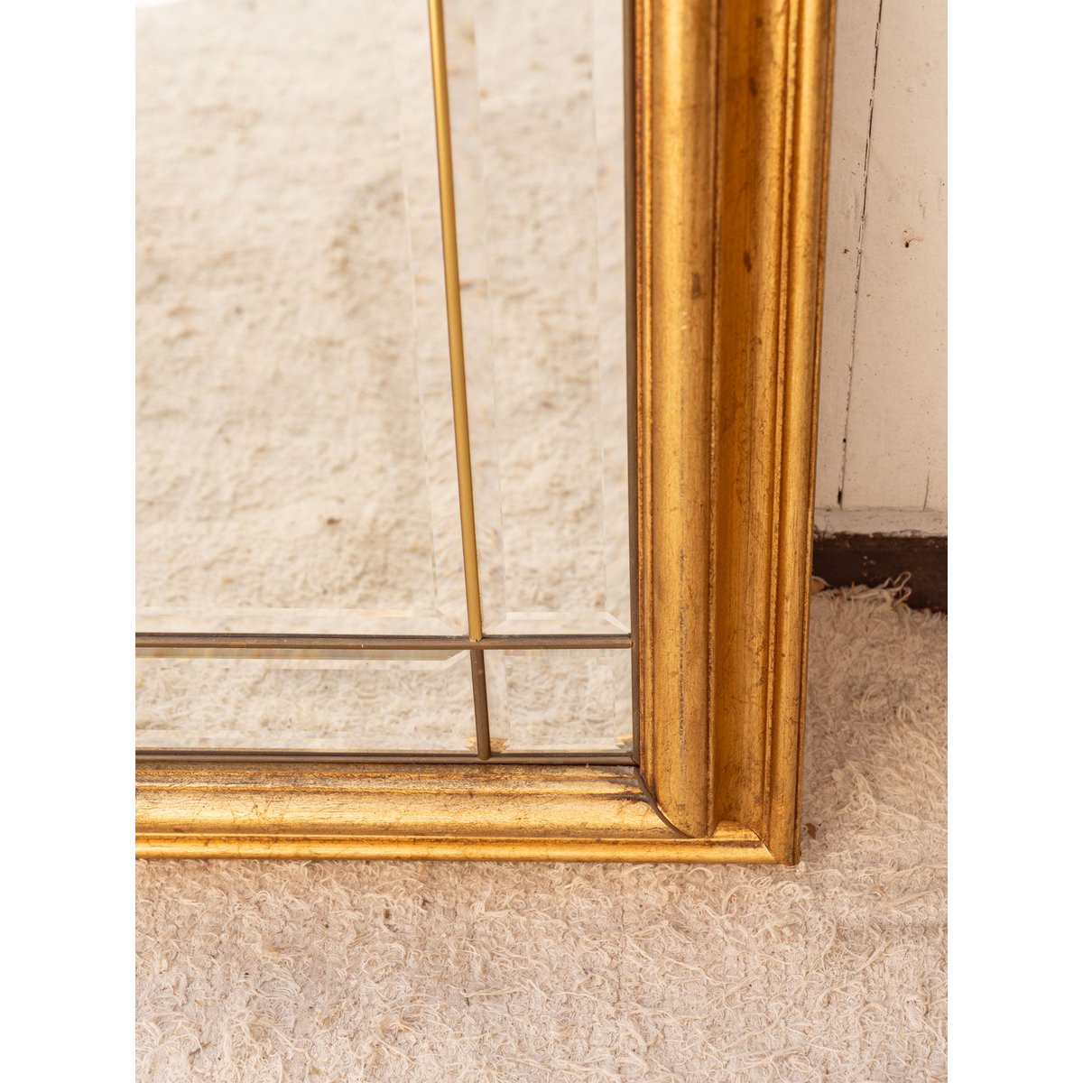 Miroir doré Georges N°1352 - Bon état doré, DEBONGOUT