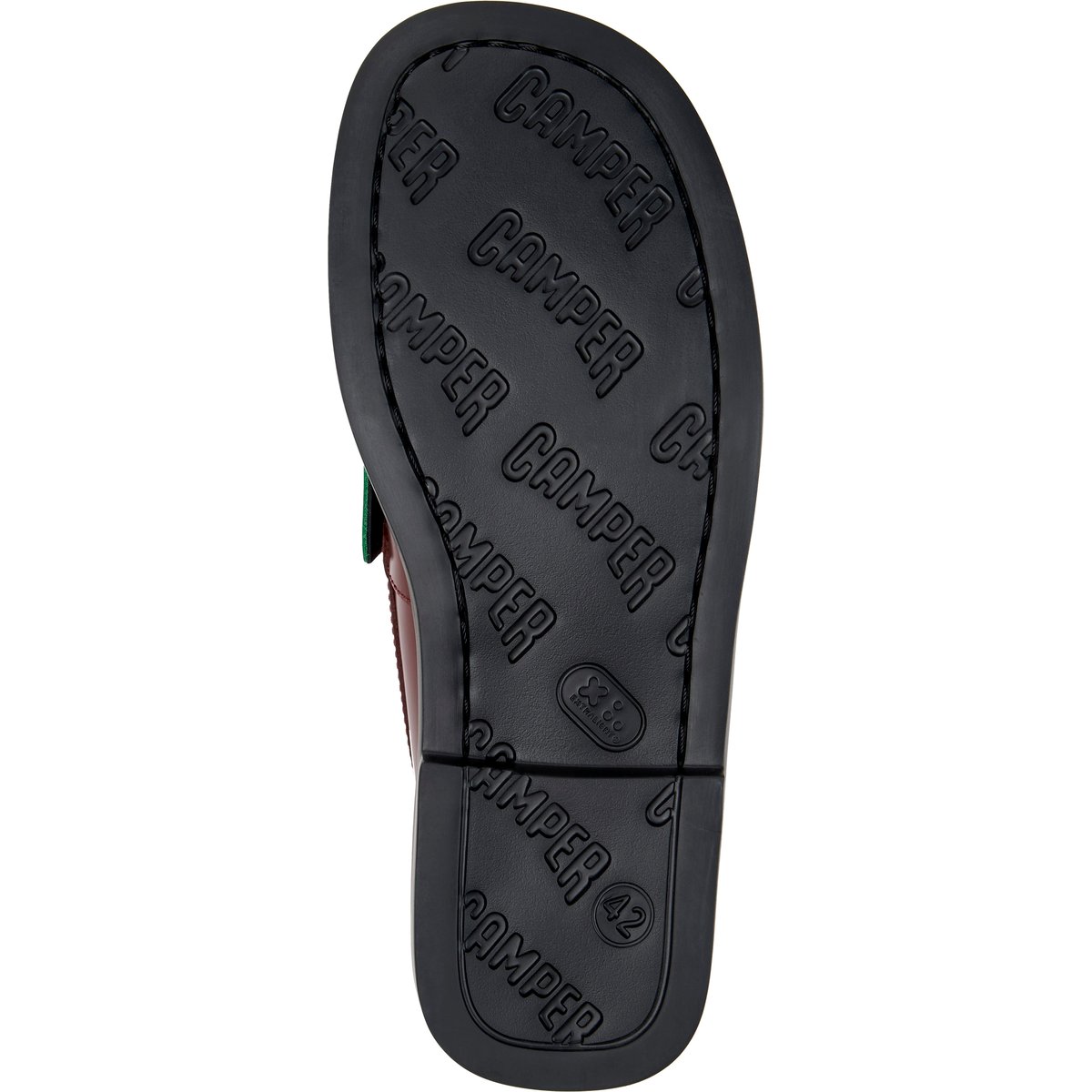Mocassins Don Smooth Leather noir bordeaux 001, CAMPER