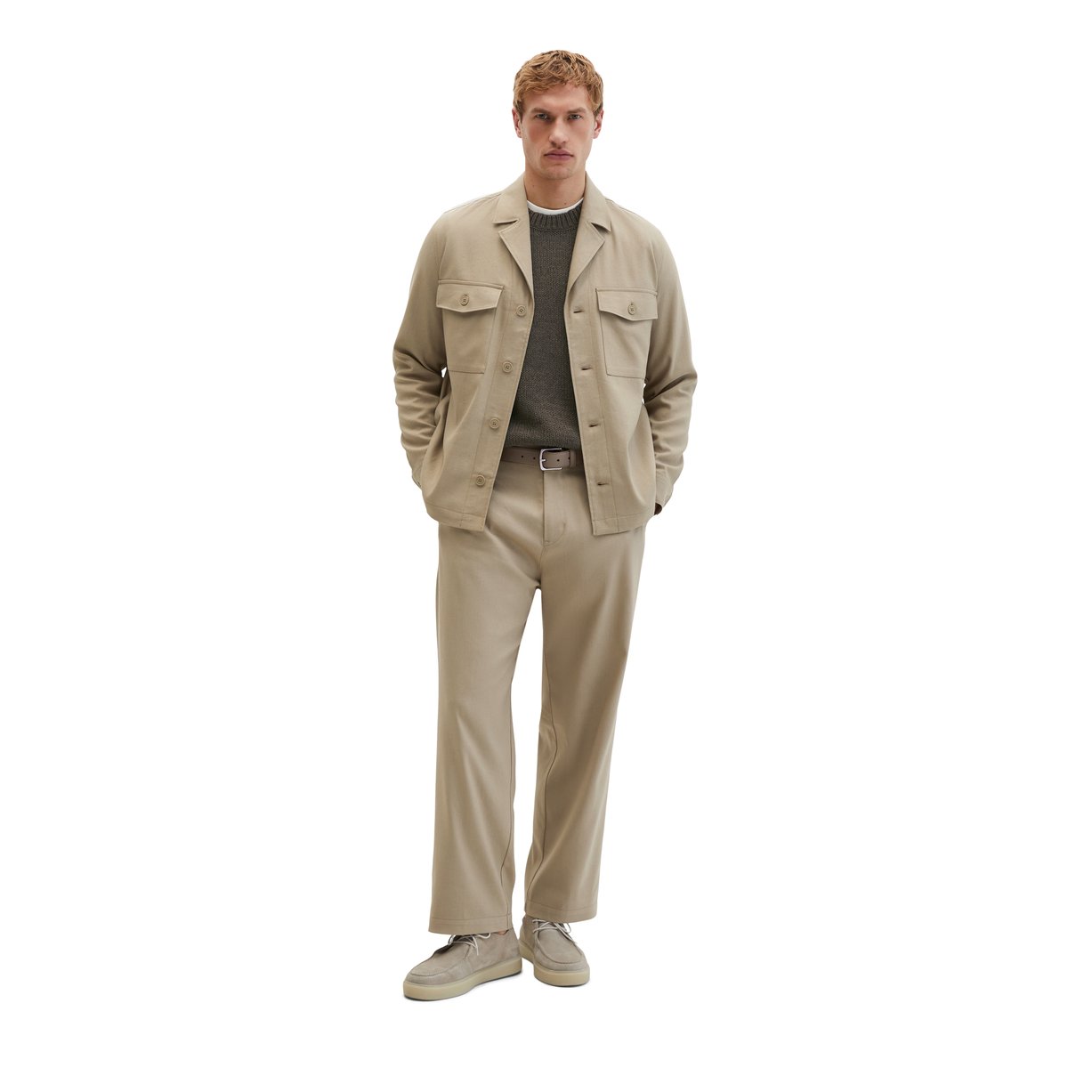 Survêtement régulier en lin fonctionnel doux beige, MARC O'POLO