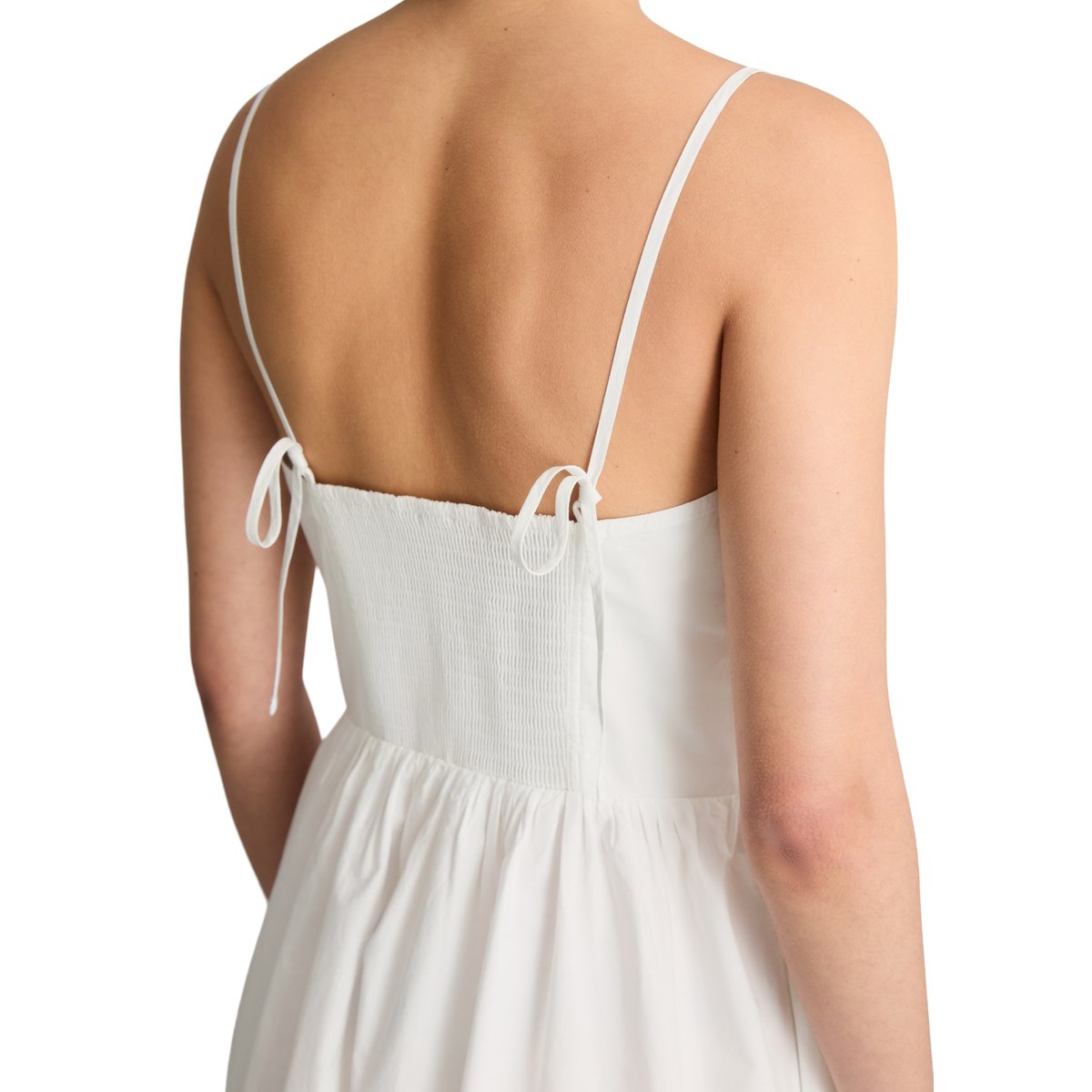 Robe en dentelle slim avec Broderie Anglaise blanc, MARC O’POLO DENIM
