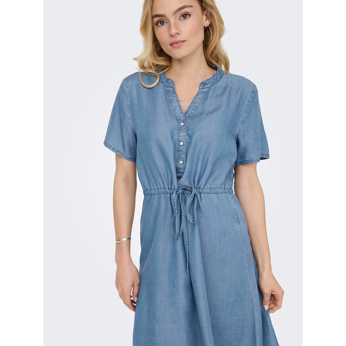V-Neck Mini Dress blue, JDY