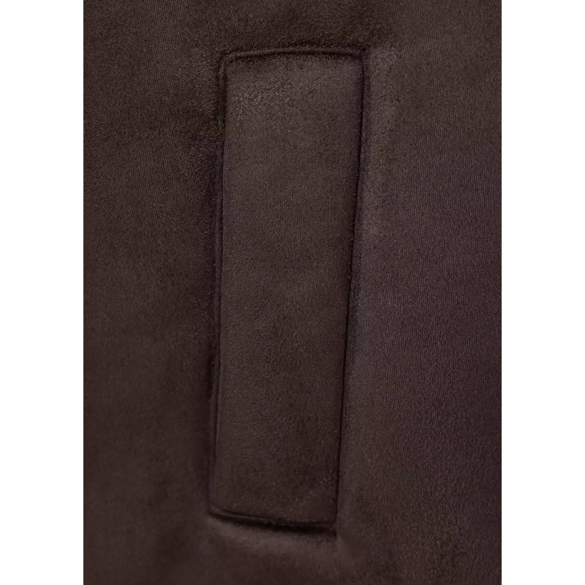 Manteau suédine en imitation mouton chocolat, MANGO TEEN