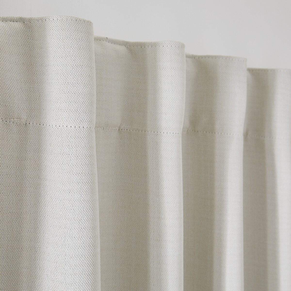 Exurie Blackout Curtain with Hidden Tabs chalk white, LA REDOUTE INTERIEURS