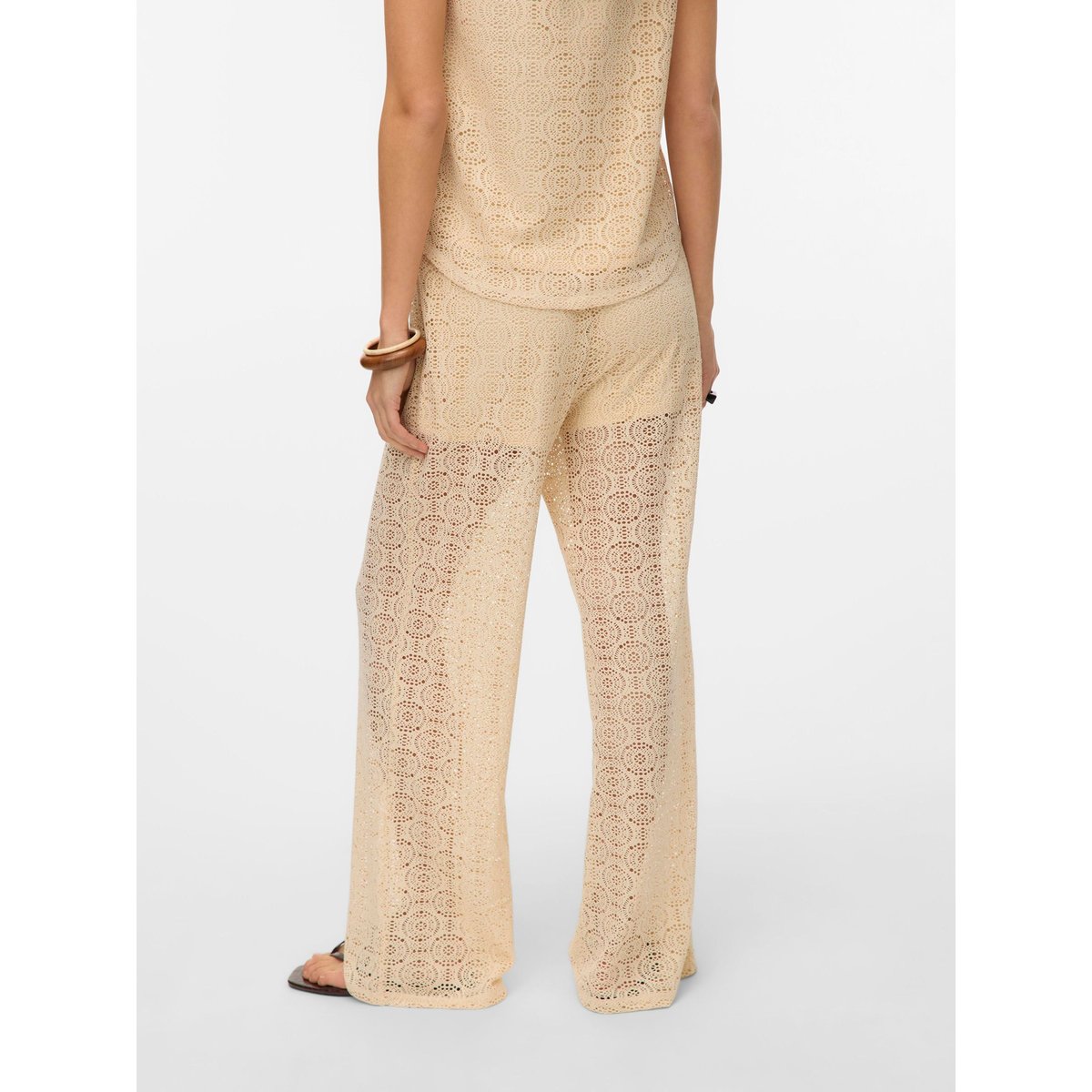 Pantalon À Jambe Large birch, VERO MODA