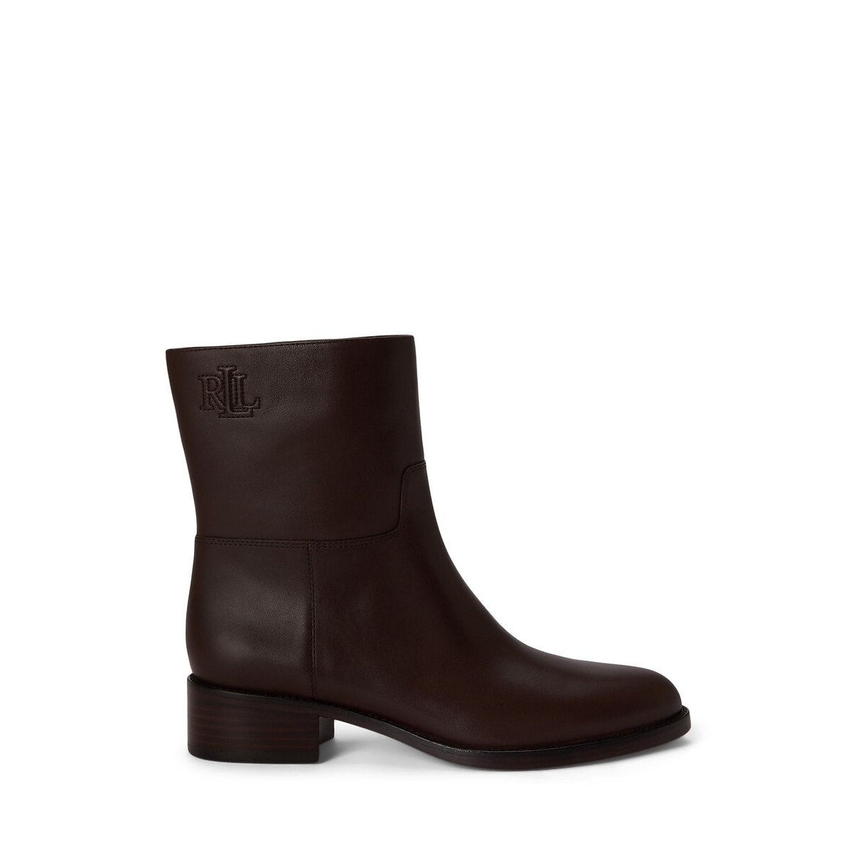 Bottines plates en cuir, KYLE marron foncé, LAUREN RALPH LAUREN