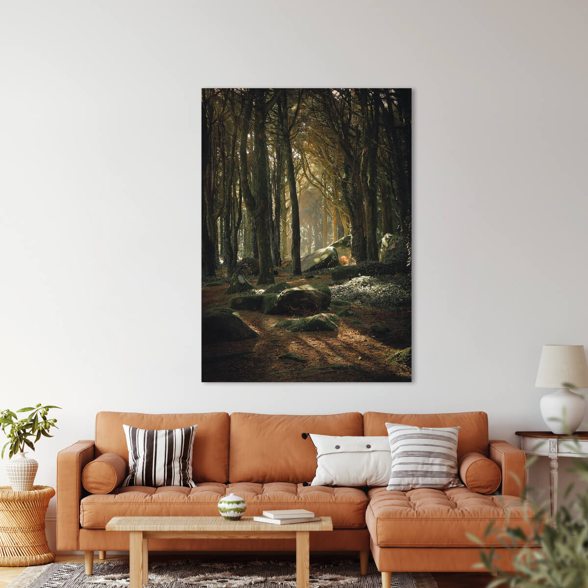 Tableau Mural Sous Bois FORÊT tableaux sur toile-vert, CEANOTHE