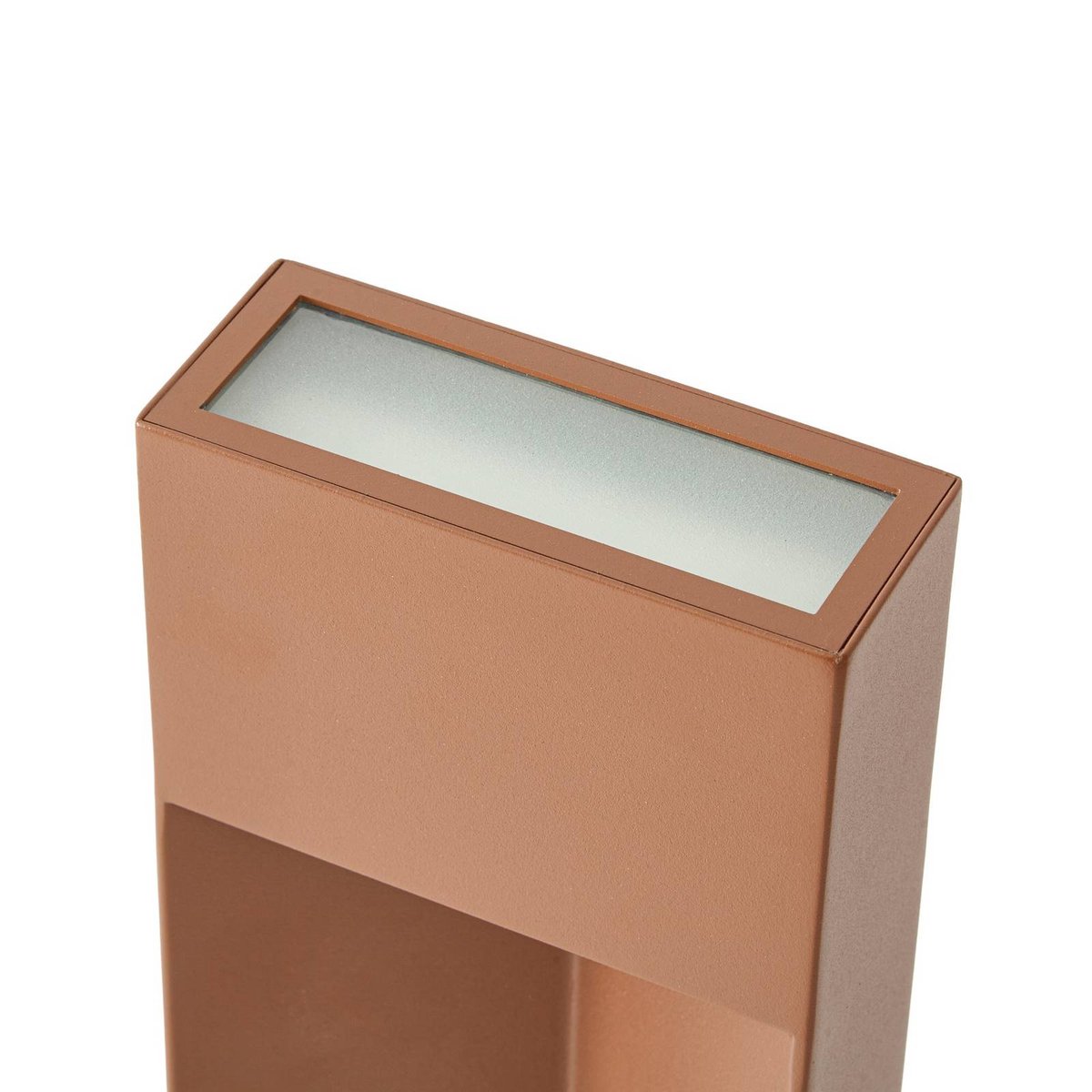 Luminaire extérieur en aluminium moderneLED marron, LUCANDE