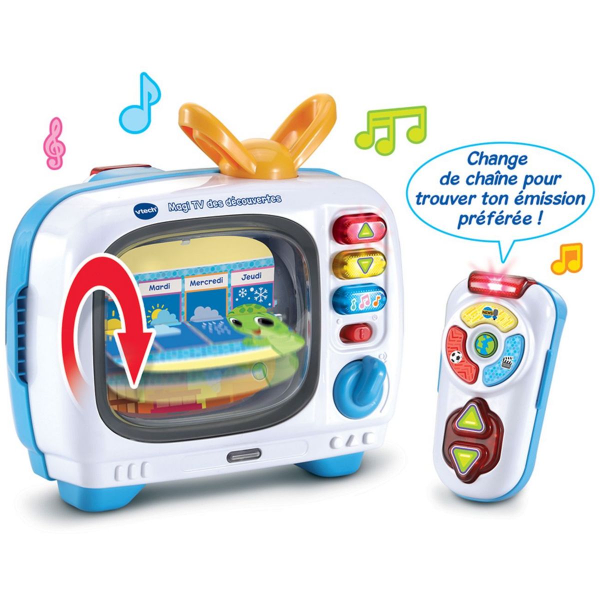 Jeu éducatif Magi TV des découvertes couleur unique, VTECH