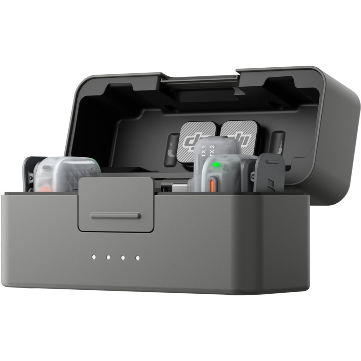 Micro cravate sans fil Mic Mini 2S (2TX + 1 RX + Charging Case) couleur unique, DJI