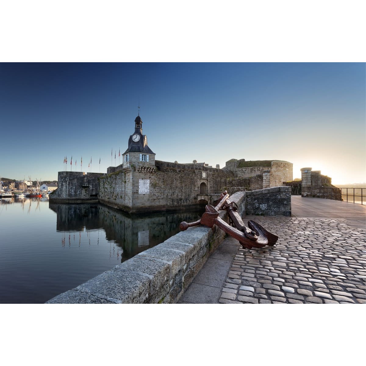 Tableau Mural Concarneau CLASSIQUE INTEMPOREL tableaux sur toile-bleu, CEANOTHE