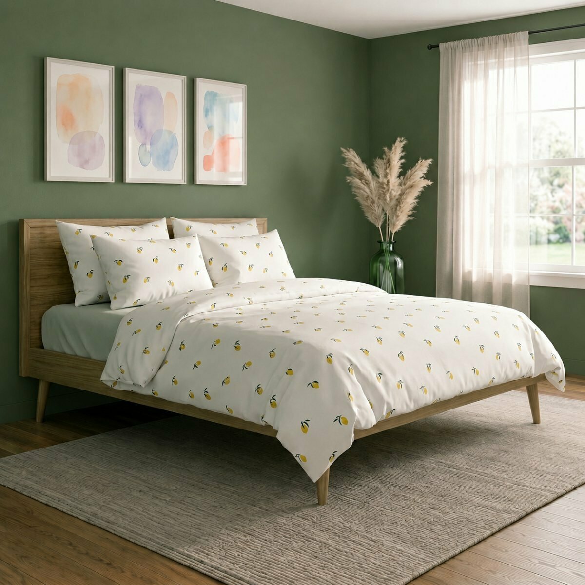 Pack lit 2 places avec matelas Bois massif BILLY bois, AKITEN RETAIL