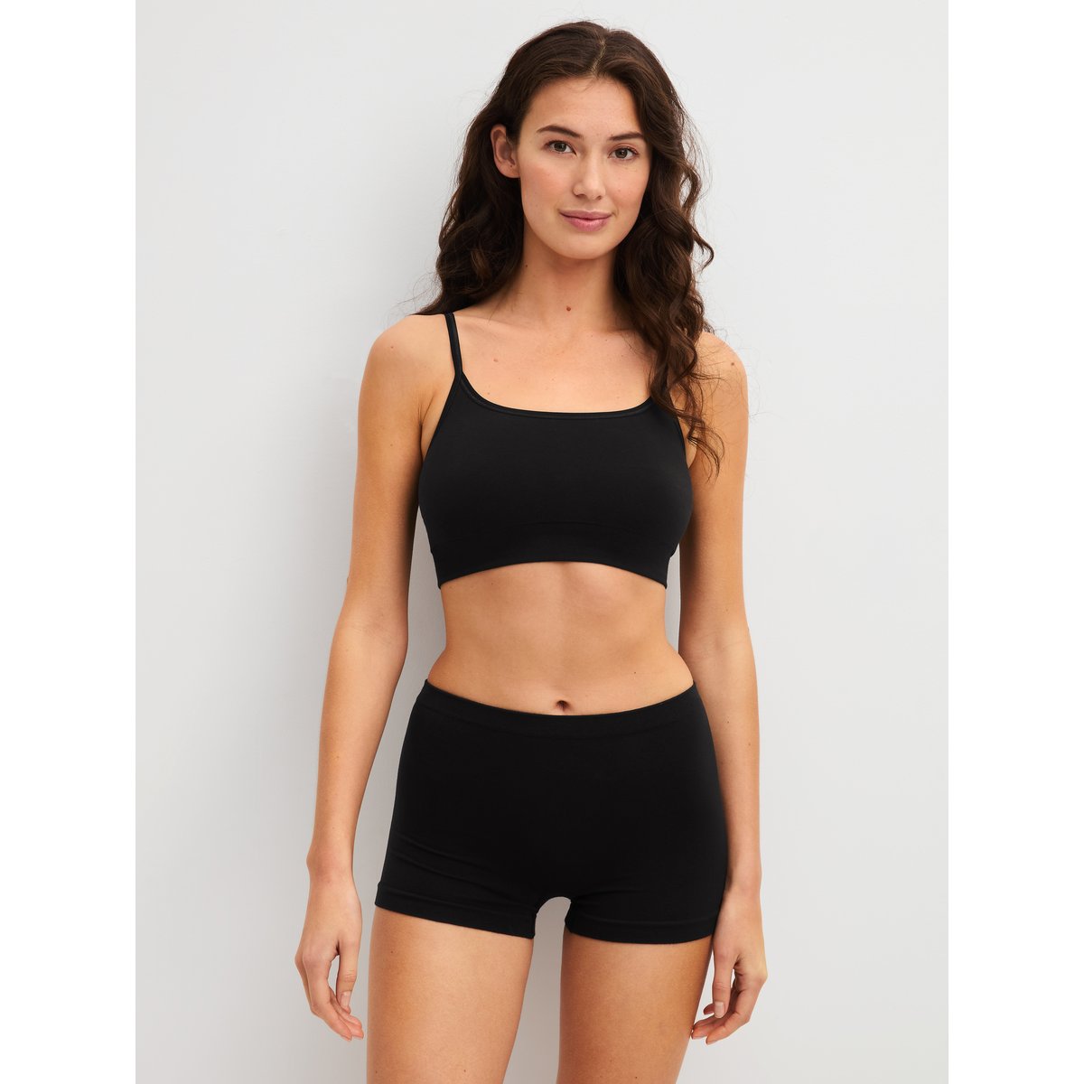 Panty taille haute Modal SEAMLESS NATURAL noir, CALIDA