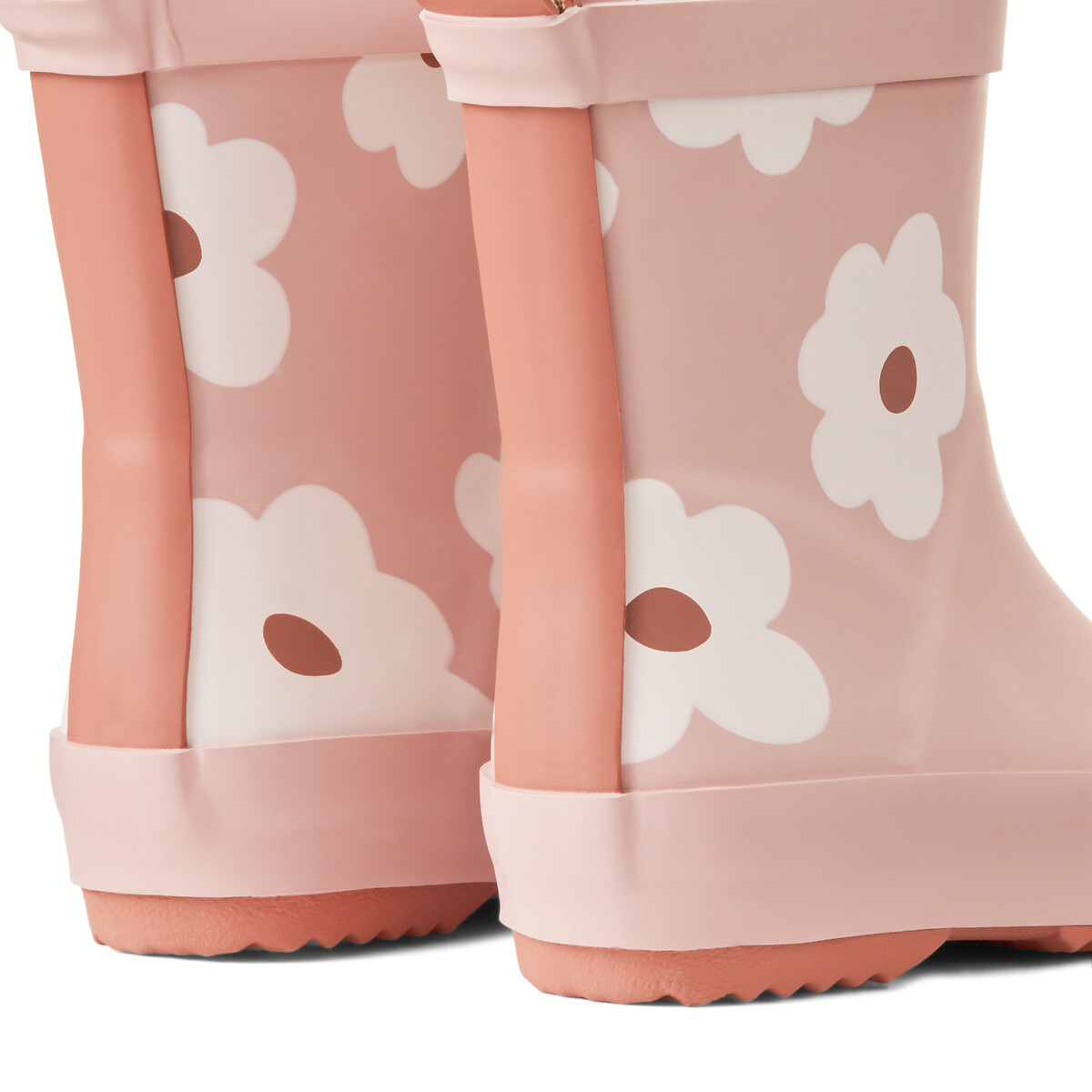 Bottes de pluie motifs fleurs rose, LA REDOUTE COLLECTIONS
