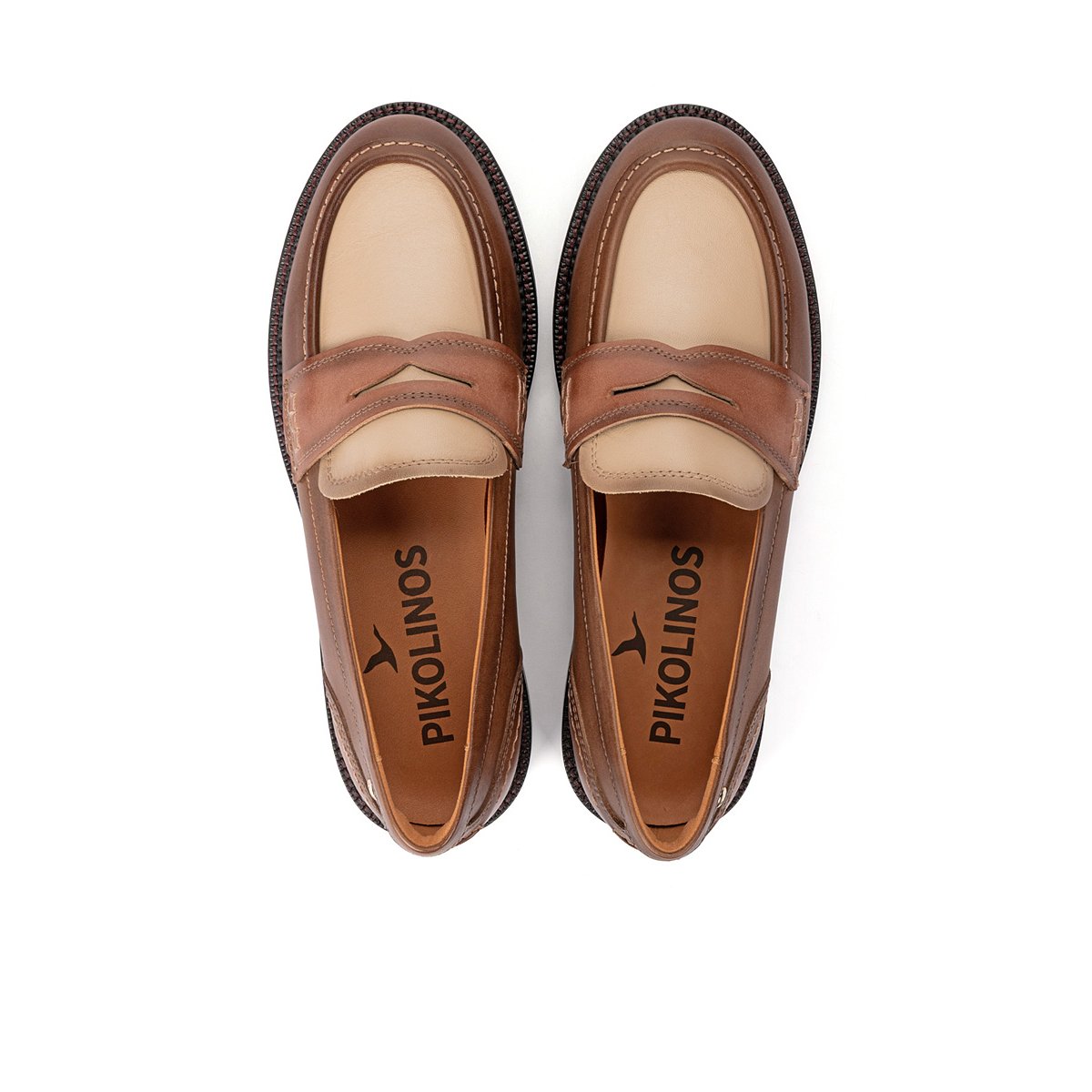 Mocassins cuir Deva topo, PIKOLINOS