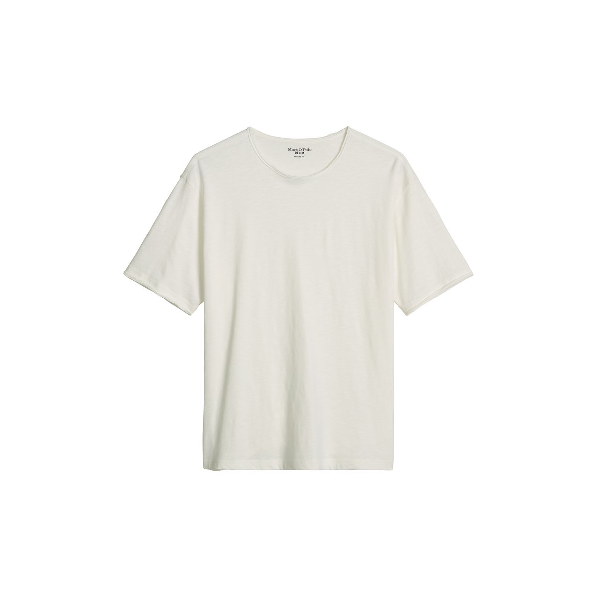 T-shirt DfC relaxed en jersey slub doux blanc, MARC O’POLO DENIM