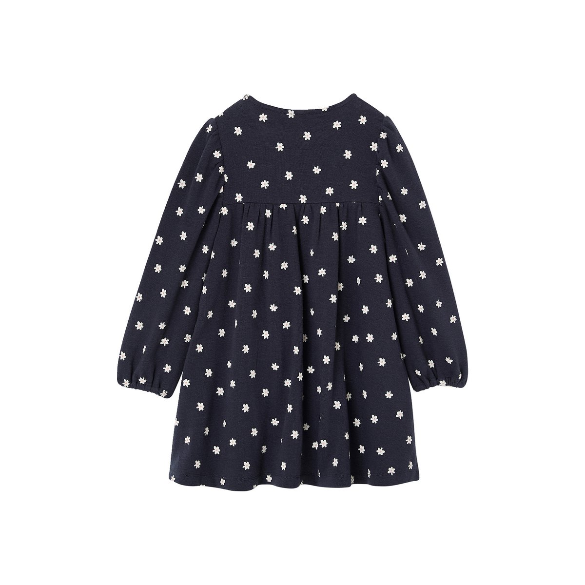 Robe manches longues marine, VERTBAUDET