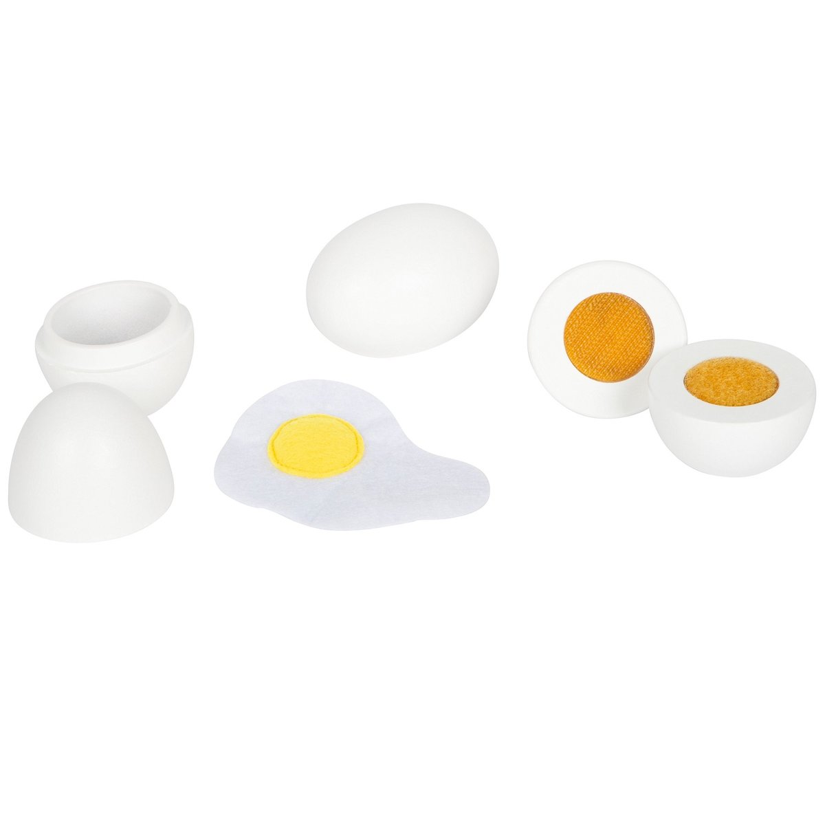 Boite de 6 œufs en bois blanc, SMALL FOOT COMPANY
