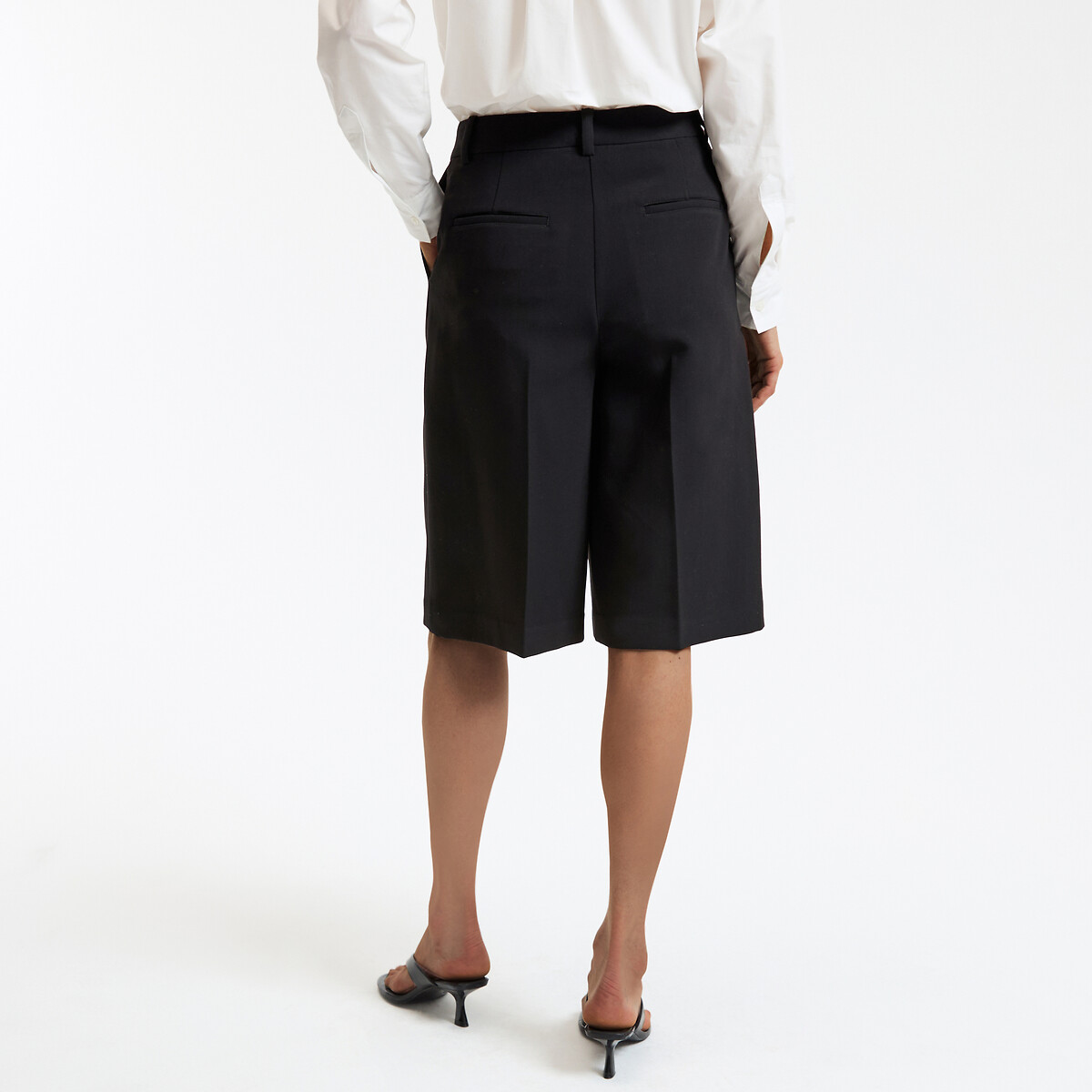 Bermuda avec plis noir, LA REDOUTE COLLECTIONS