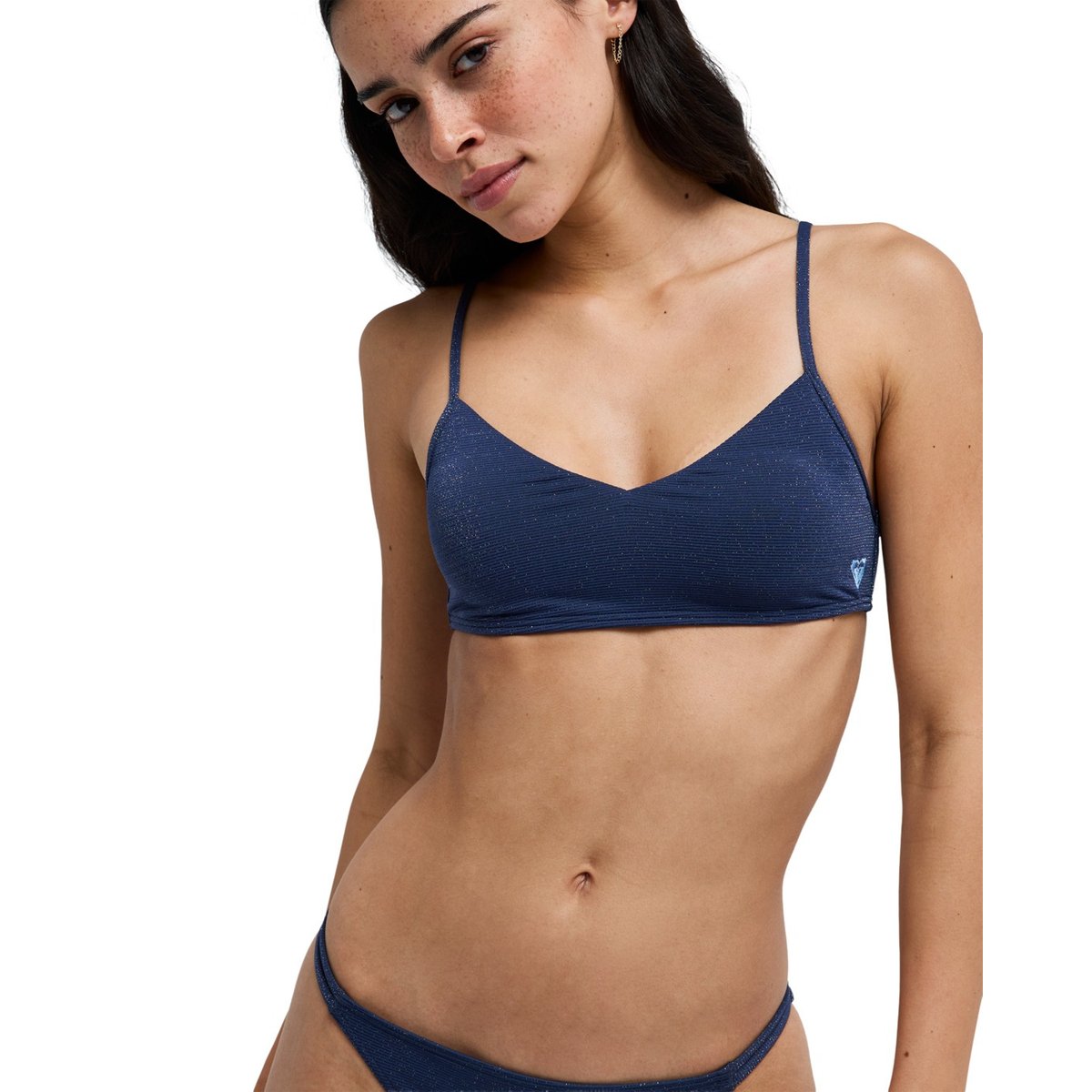 Haut de maillot de bain bikini bralette. bleu mood indigo, ROXY