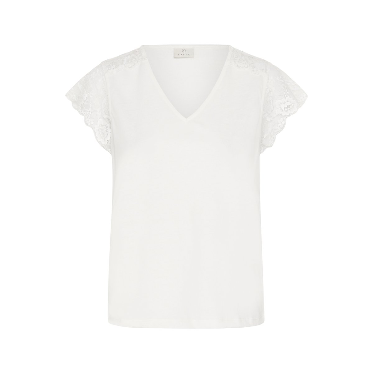 T-shirt à manches courtes blanc chalk, KAFFE