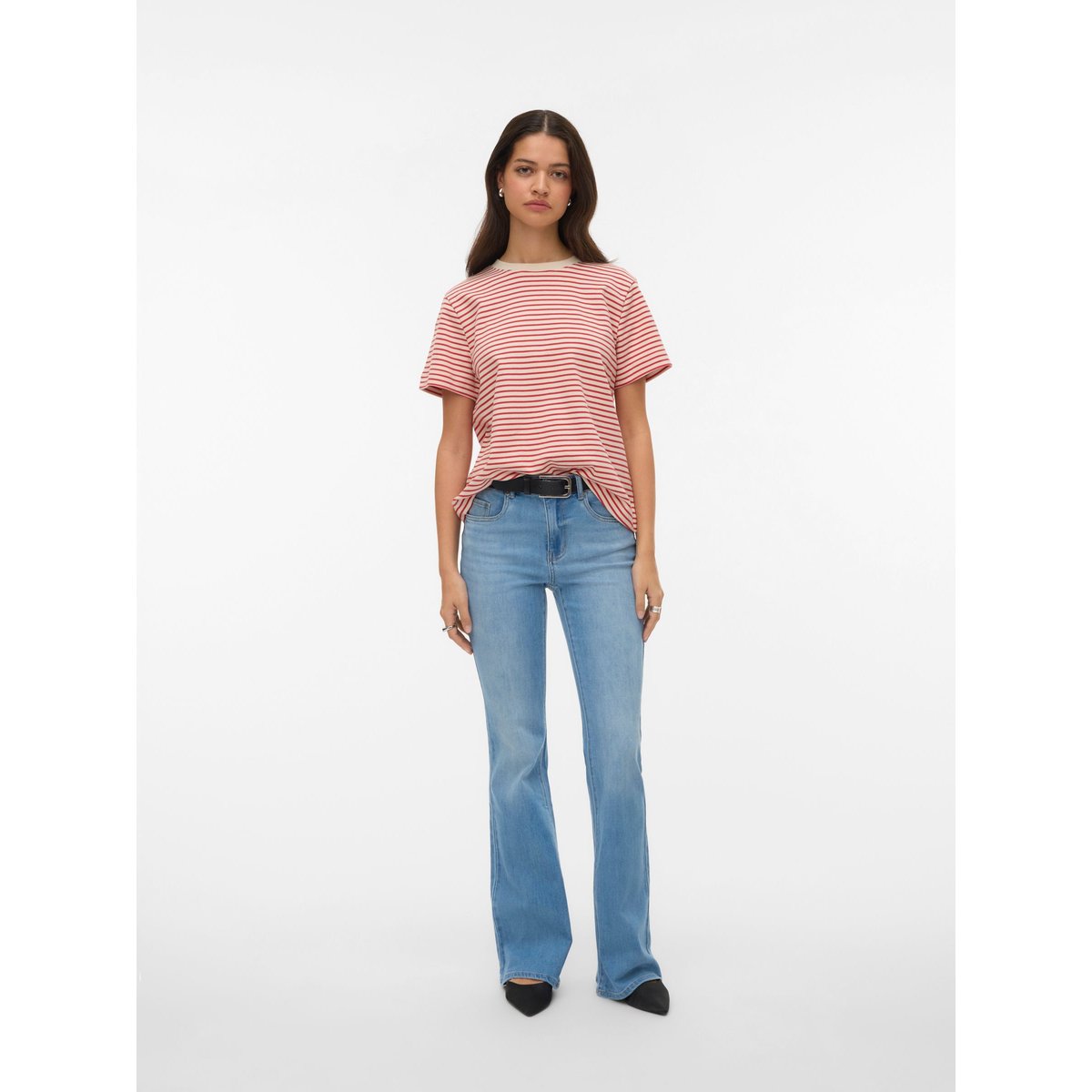 T-Shirt beige - birch 5, VERO MODA
