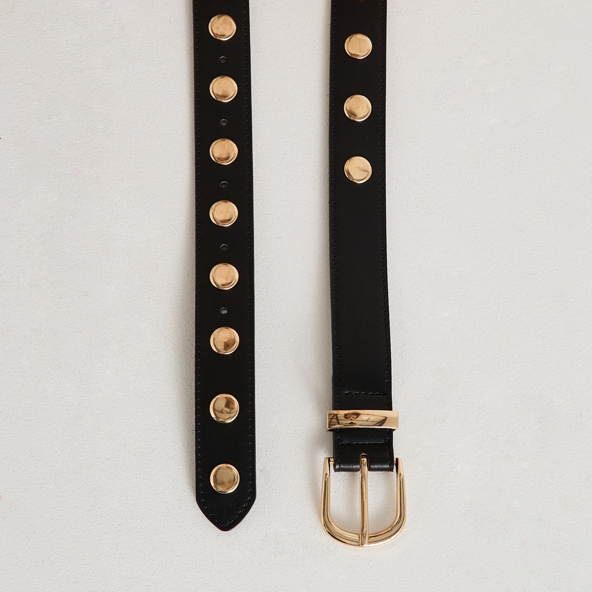 Ceinture cloutée noir, GRAIN DE MALICE
