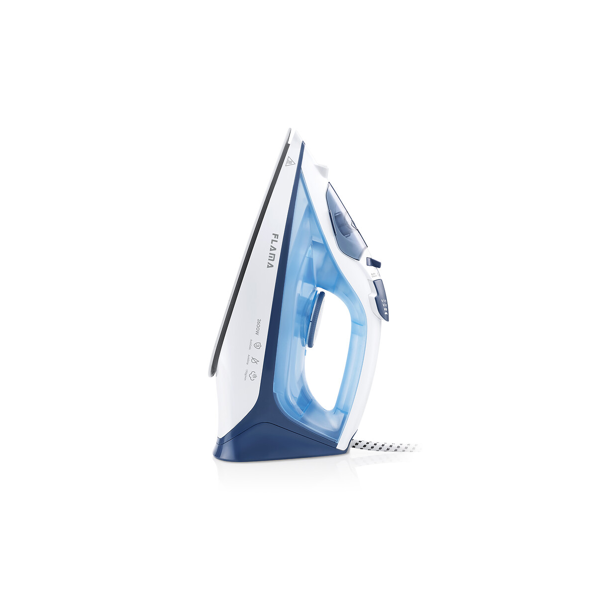 Ferro Vapor 2600W Base Cerâmica 5361FL, FLAMA azul/branco, FLAMA