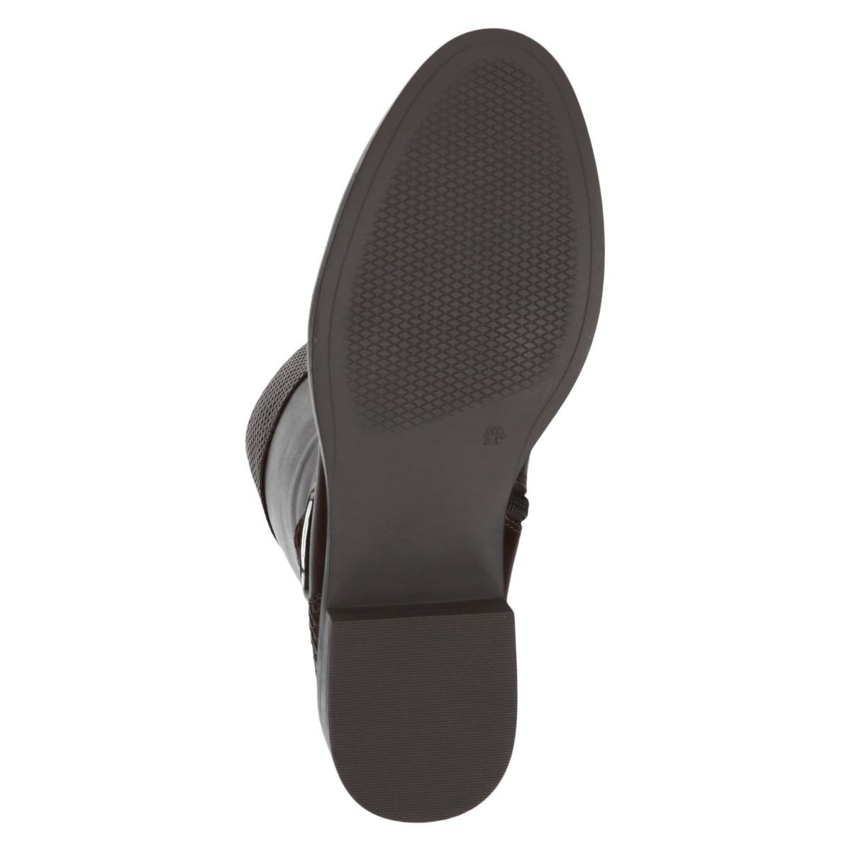Bottes en cuir marron foncé combiné, CAPRICE
