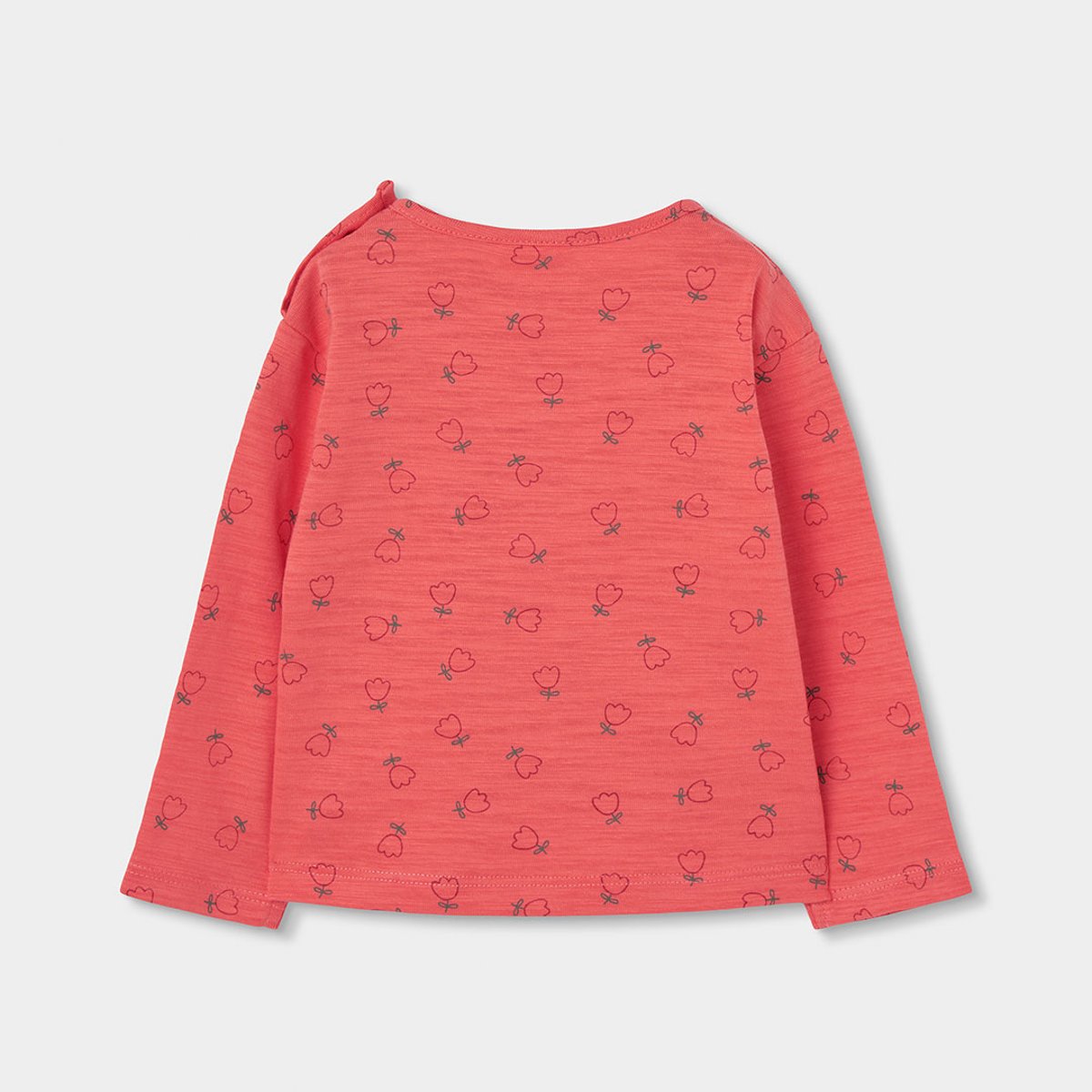 T-shirt fille maille imprimé fleurs multicolore, BOBOLI