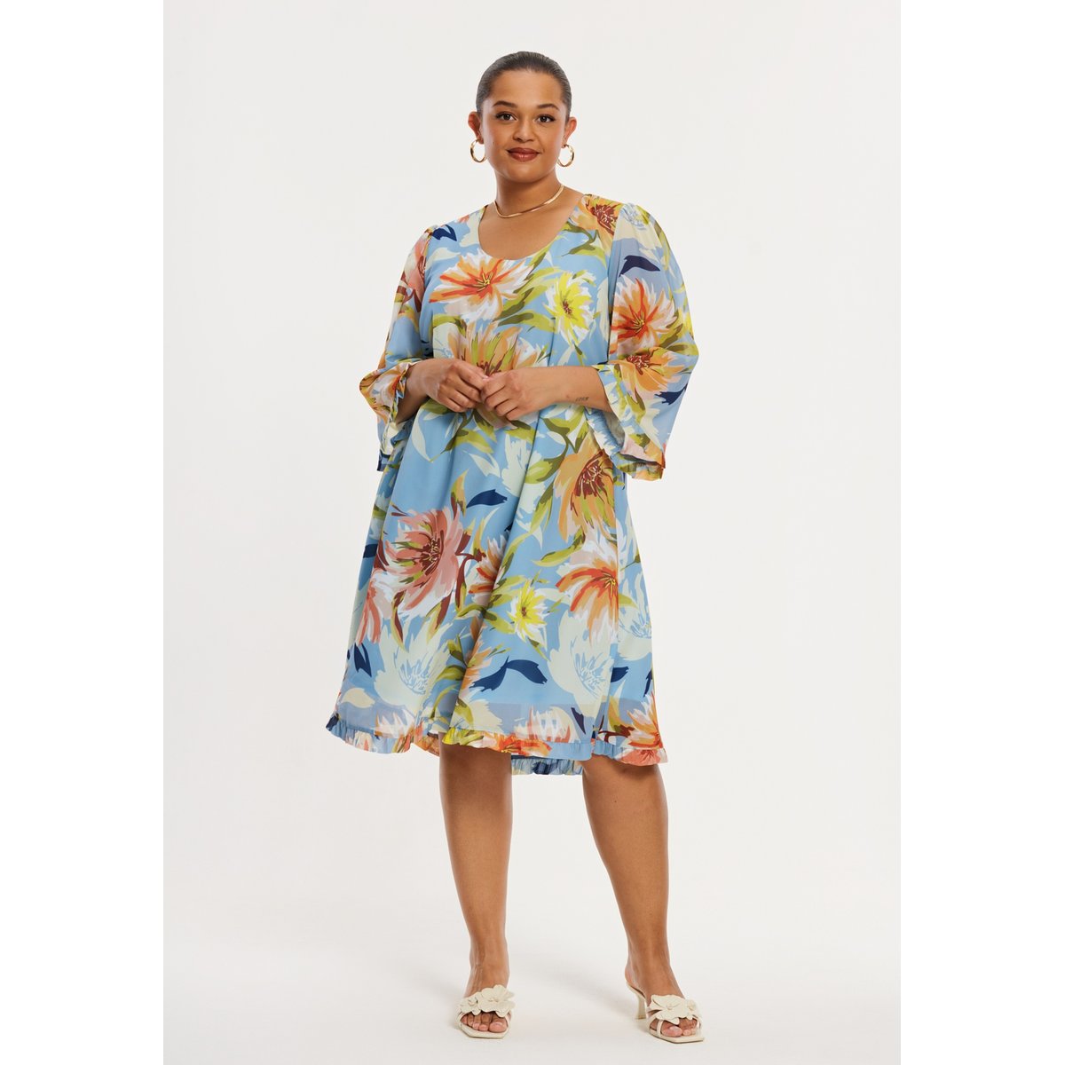 Robe imprimée multi, YOEK