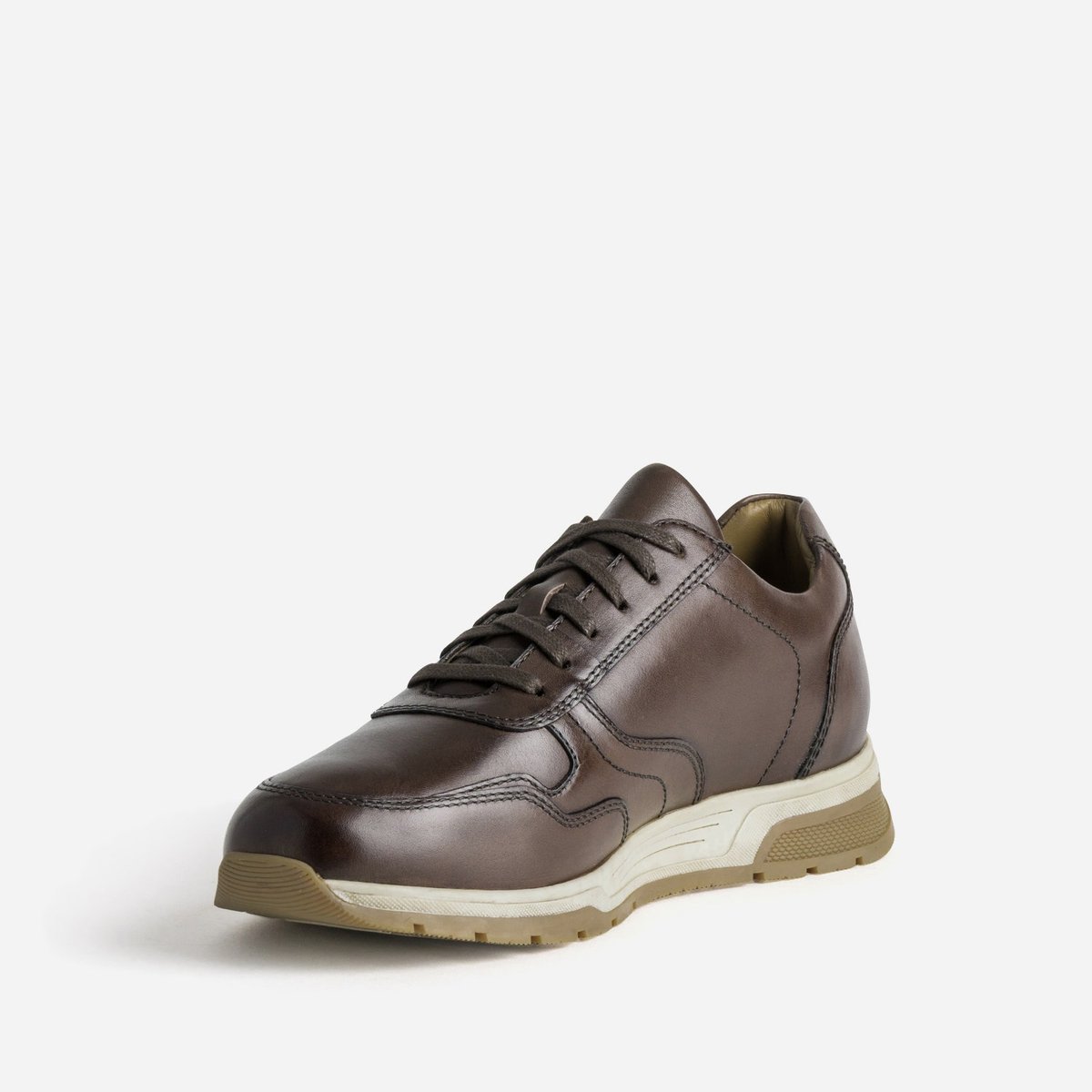 Basket en cuir PACCO marron, ERAM