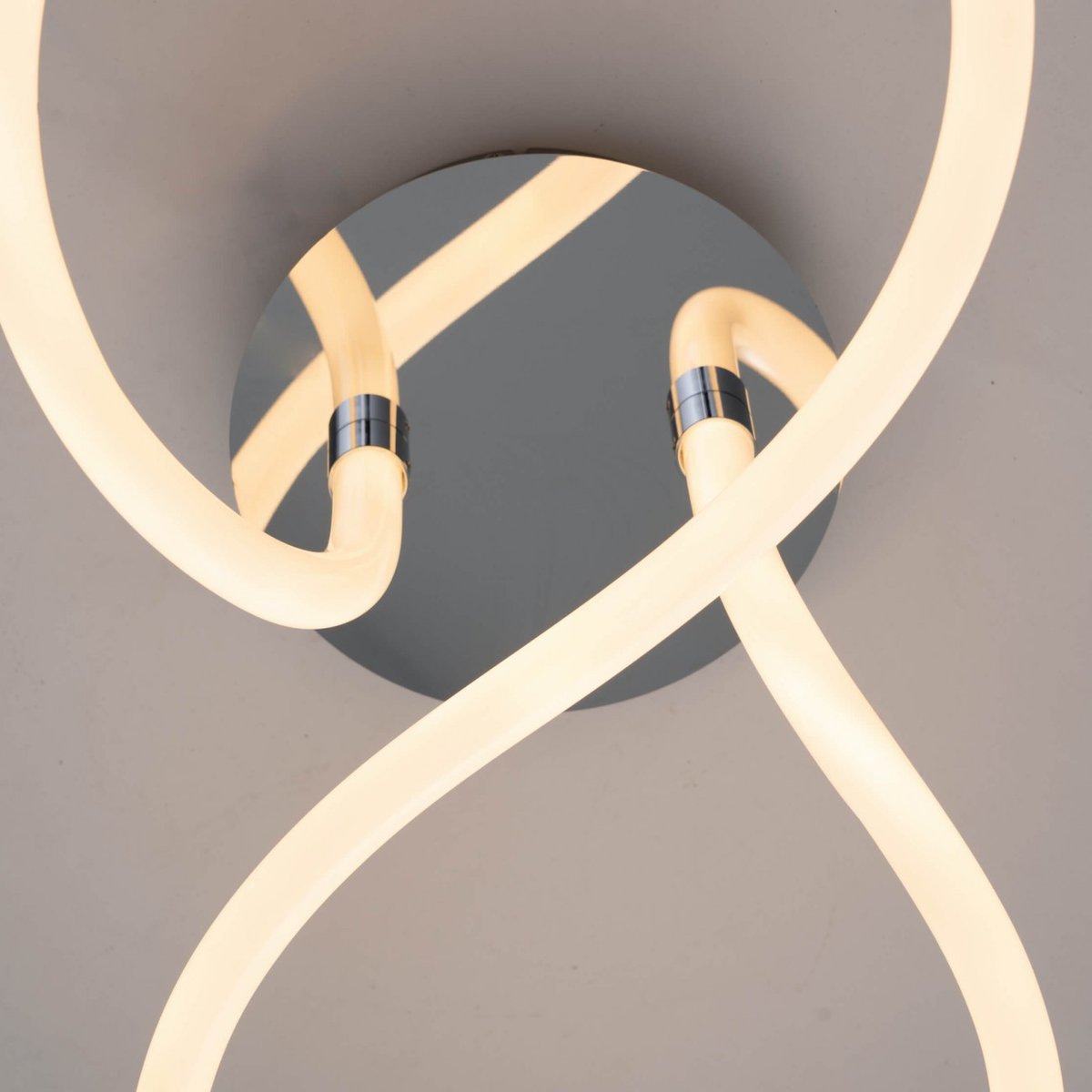 Plafonnier LED infini chromé - AENARIA argenté / chromé, KOSILUM