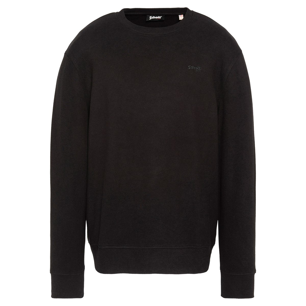 Pull essentiel col rond noir, SCHOTT