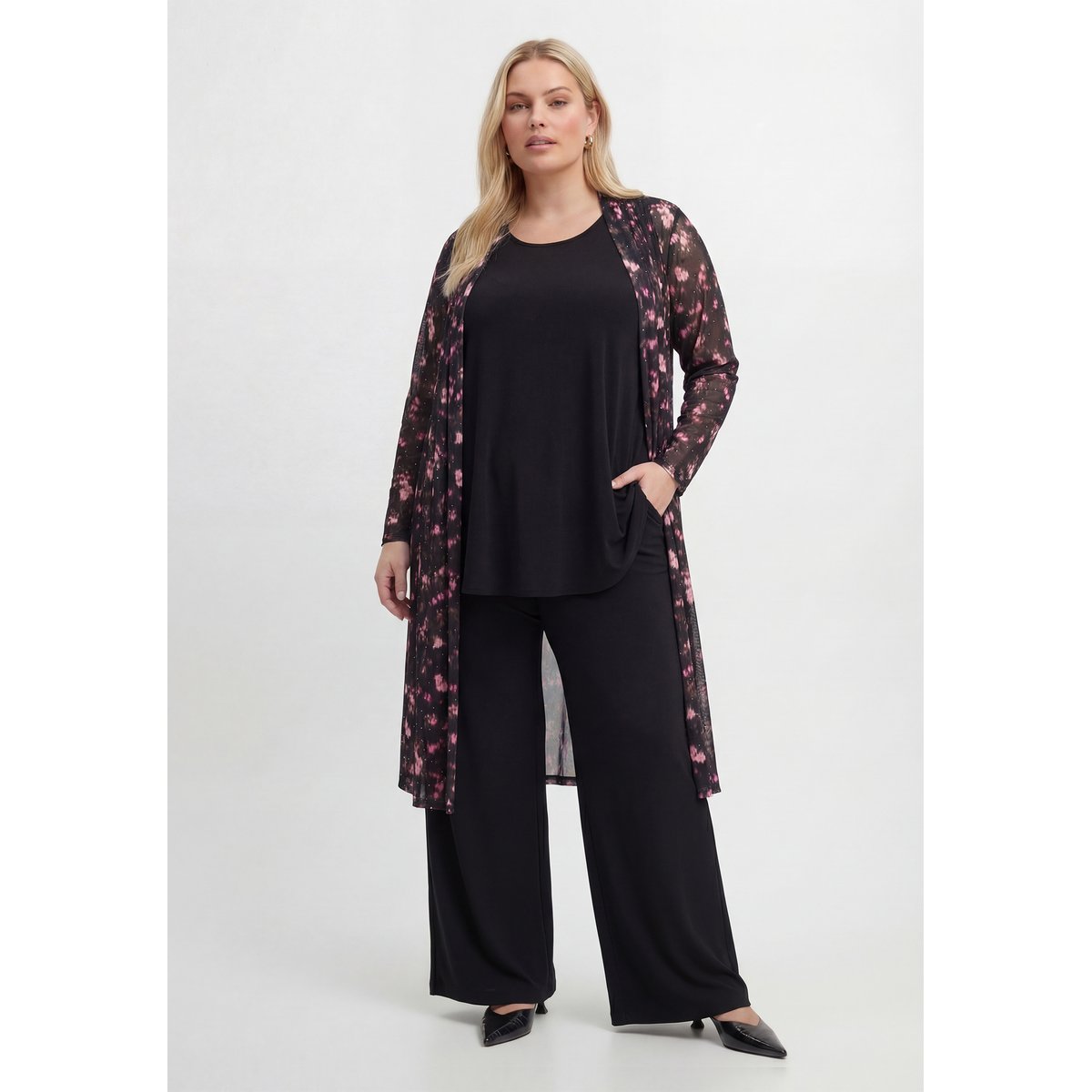 Gilet imprimée noir, YOEK