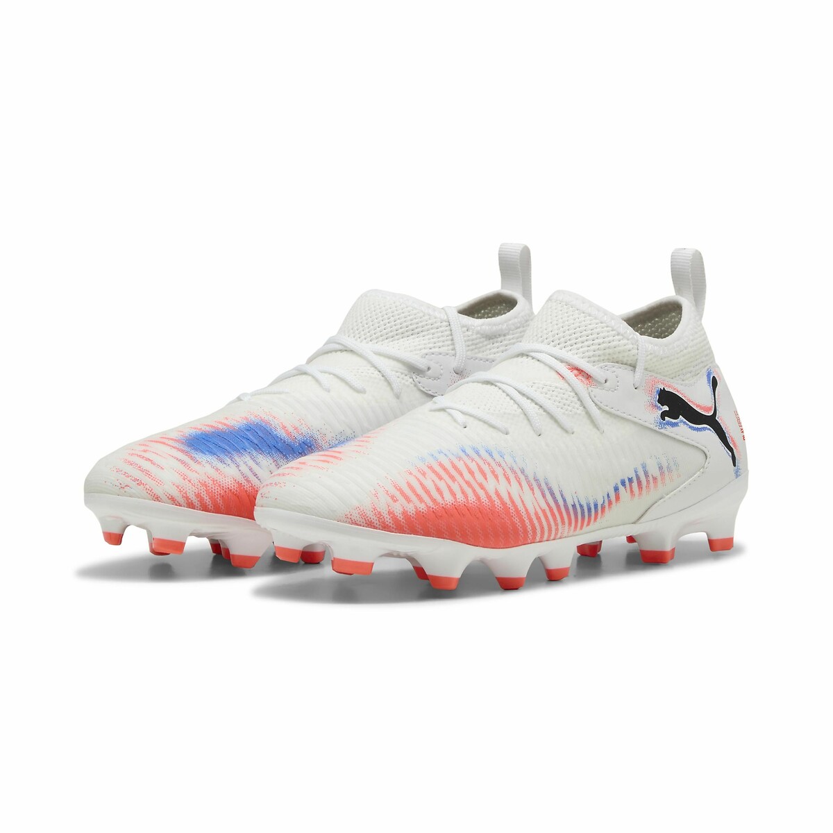 Tacchetti Future 8 Match FG/AG bianco / nero / rosso, PUMA