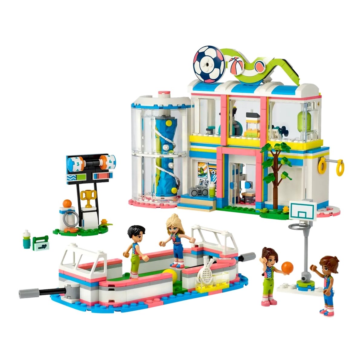 Friends Le centre sportif multicolore, LEGO