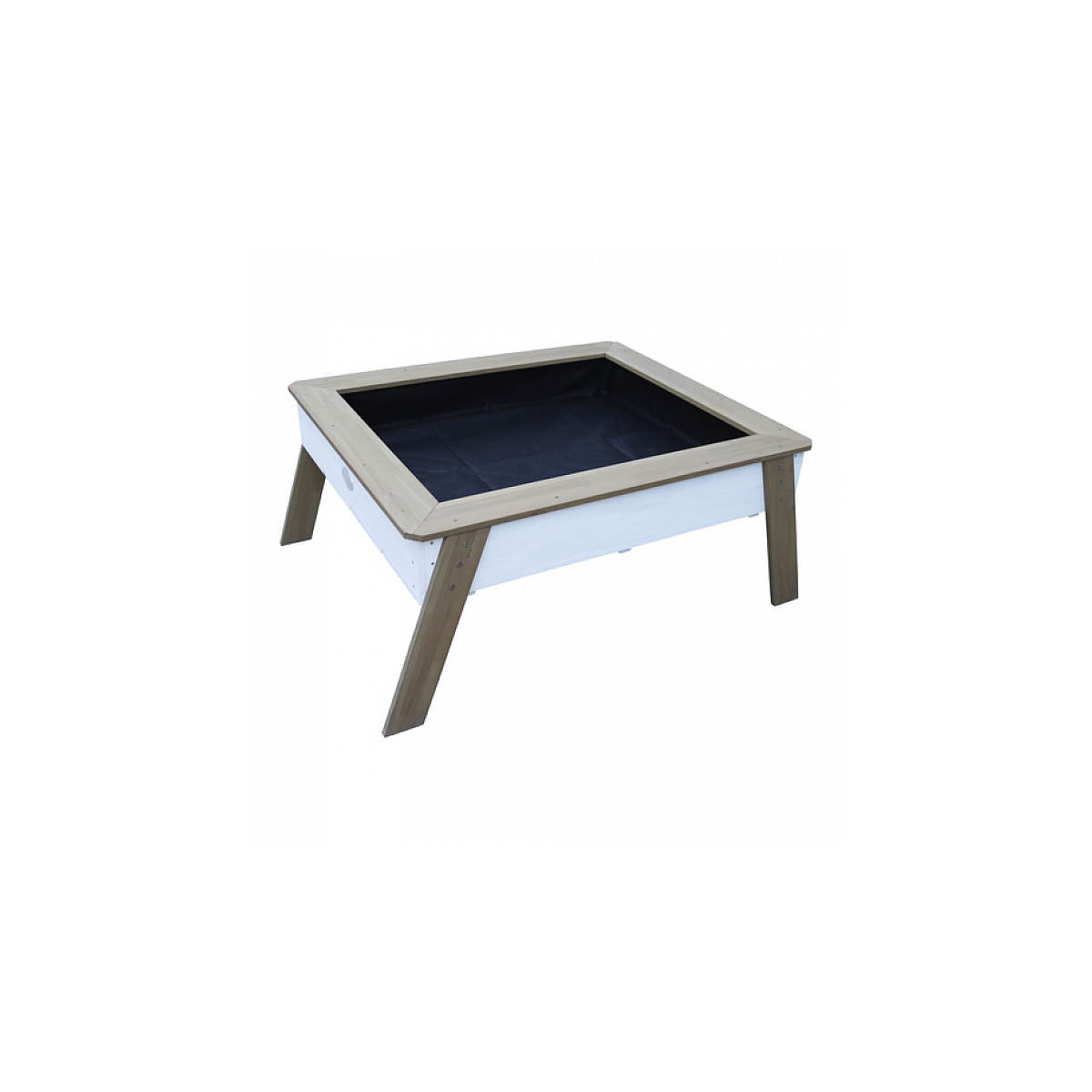 AXI Linda Bac a sable Growing Table Marron Blanc couleur unique, AXI HOUSE