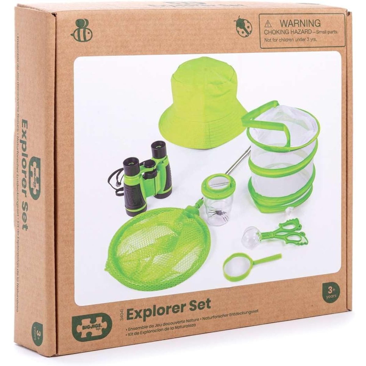 Kit d'explorateur pour enfant vert, BIGJIGS