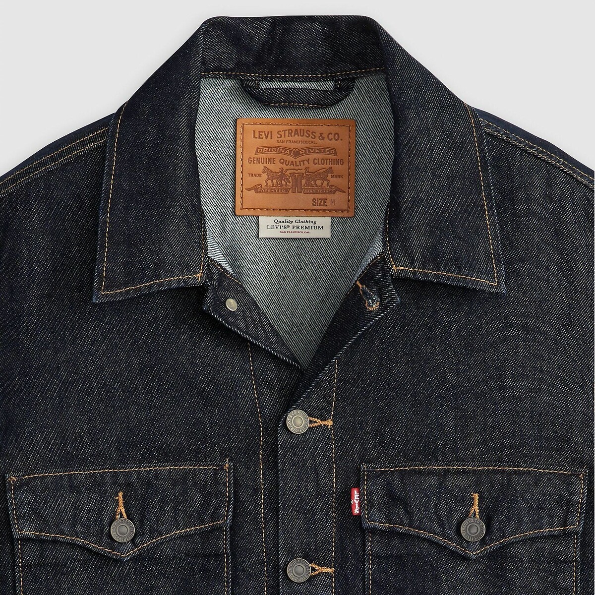 Veste en jean Trucker love your smile rinse, LEVI'S