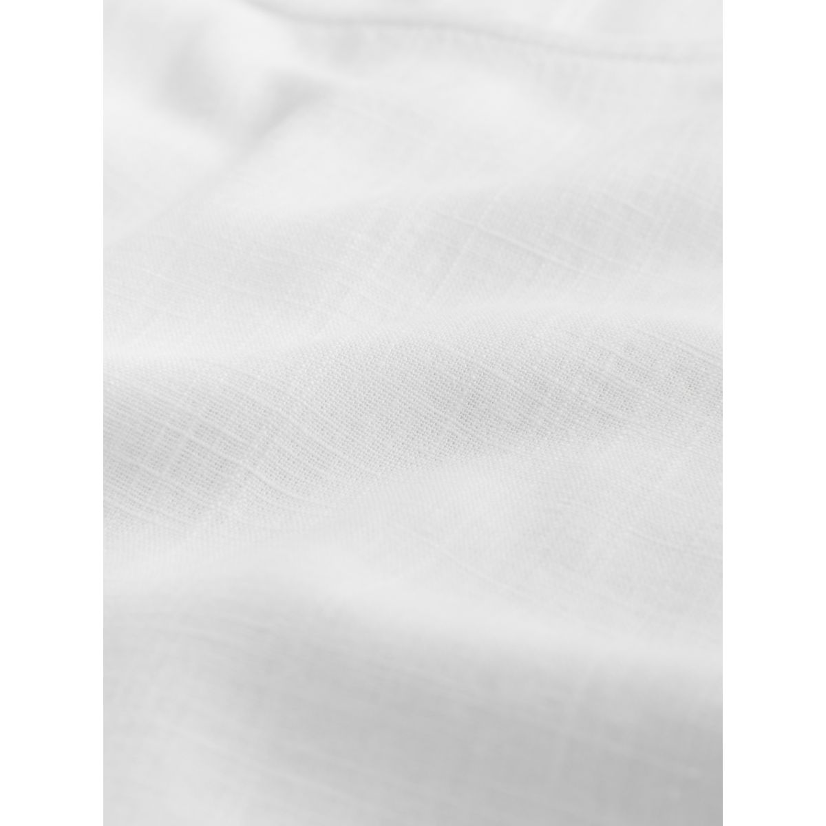 T-shirt carré à manches courtes avec lin blanc, NEXT